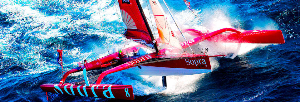 embarquements et sorties sur trimarans Orma, mono Vendée Globe,voiliers de course au large, multi et mono,Bretagne,Méditerranée,Manche